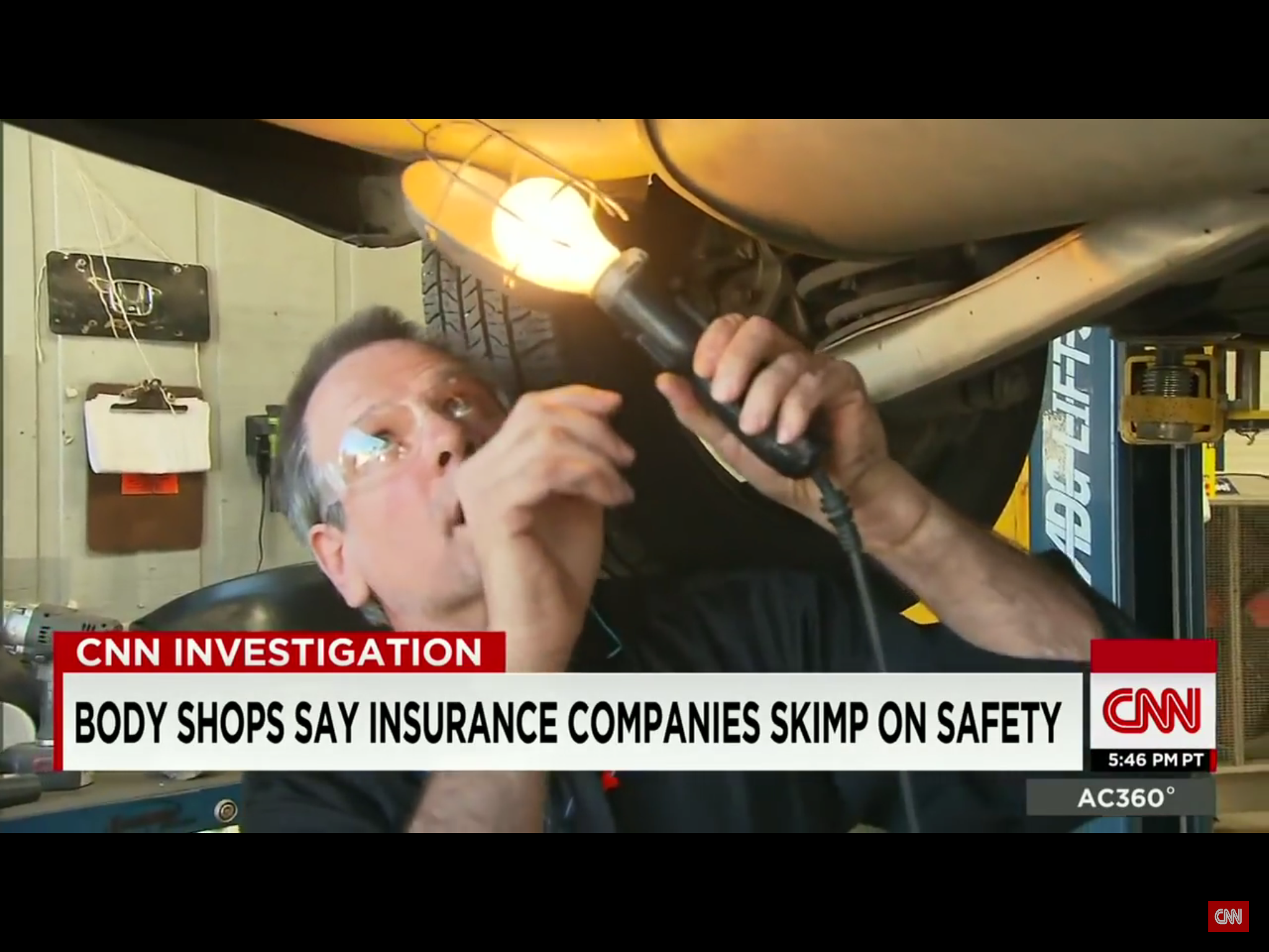Insurance preferred shop bad repair